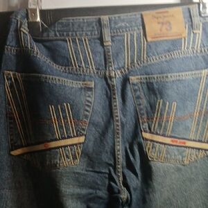 Pepe Jeans Blue Denim with Yellow Stitching